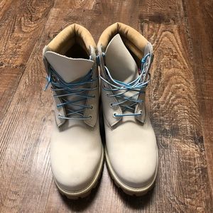 Timberland cookie print inside boots